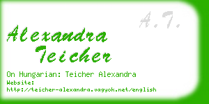 alexandra teicher business card